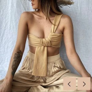 Starlow Blair One Shoulder Crop Top